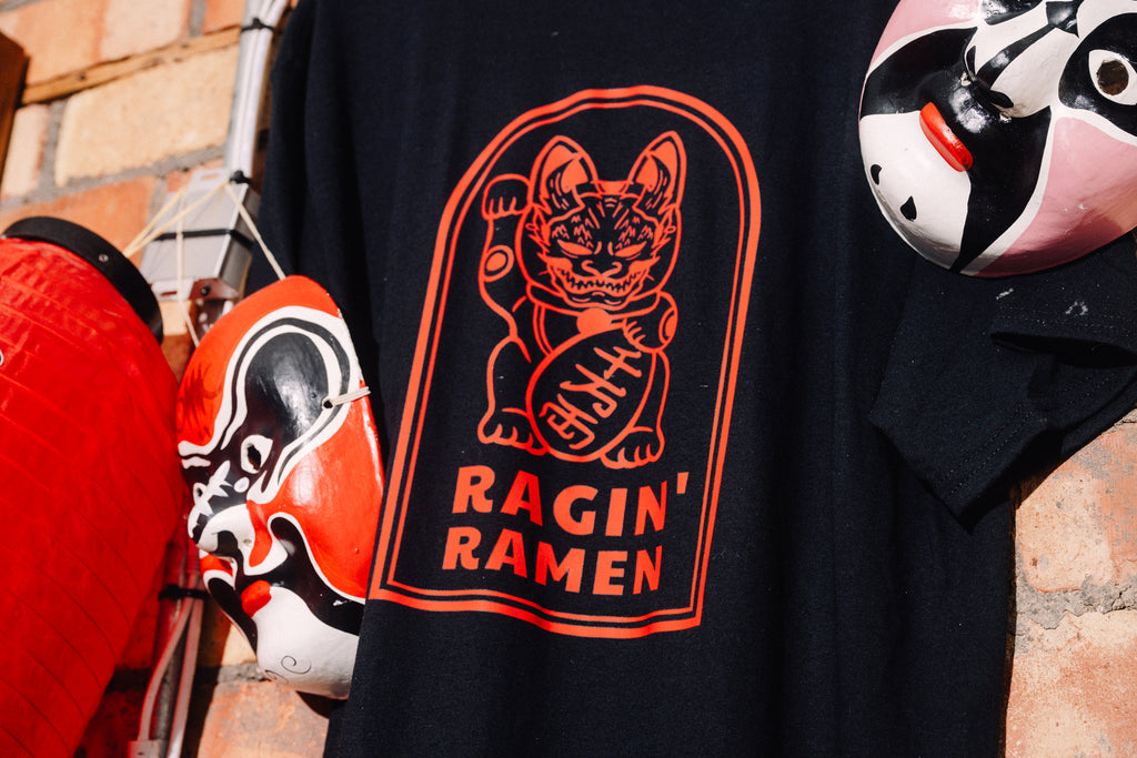 OG Ragin Ramen Tee – Lucky Cat Edition